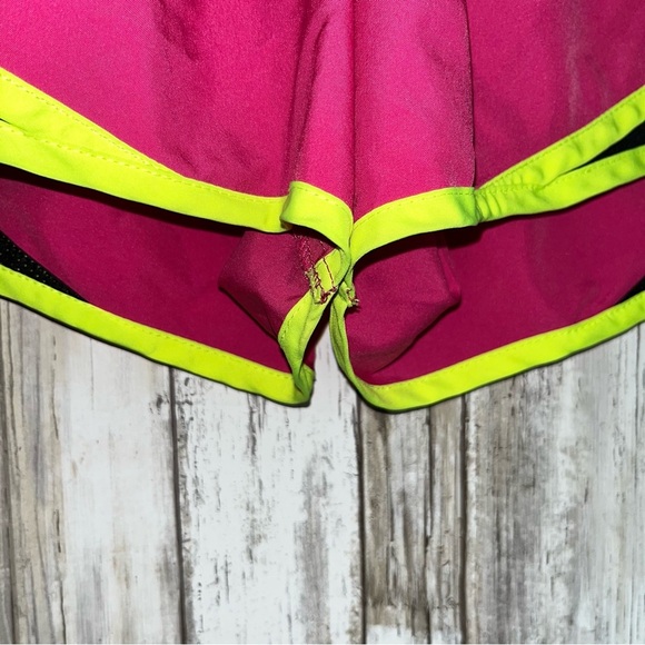 Nike Pink, Green, & Black Tempo Shorts - Picture 2 of 5
